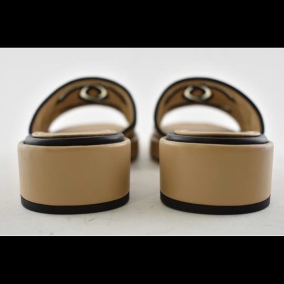 SOLD‼️Chanel CC sandal Sz 37.5 (6.5-7) - Picture 8 of 9